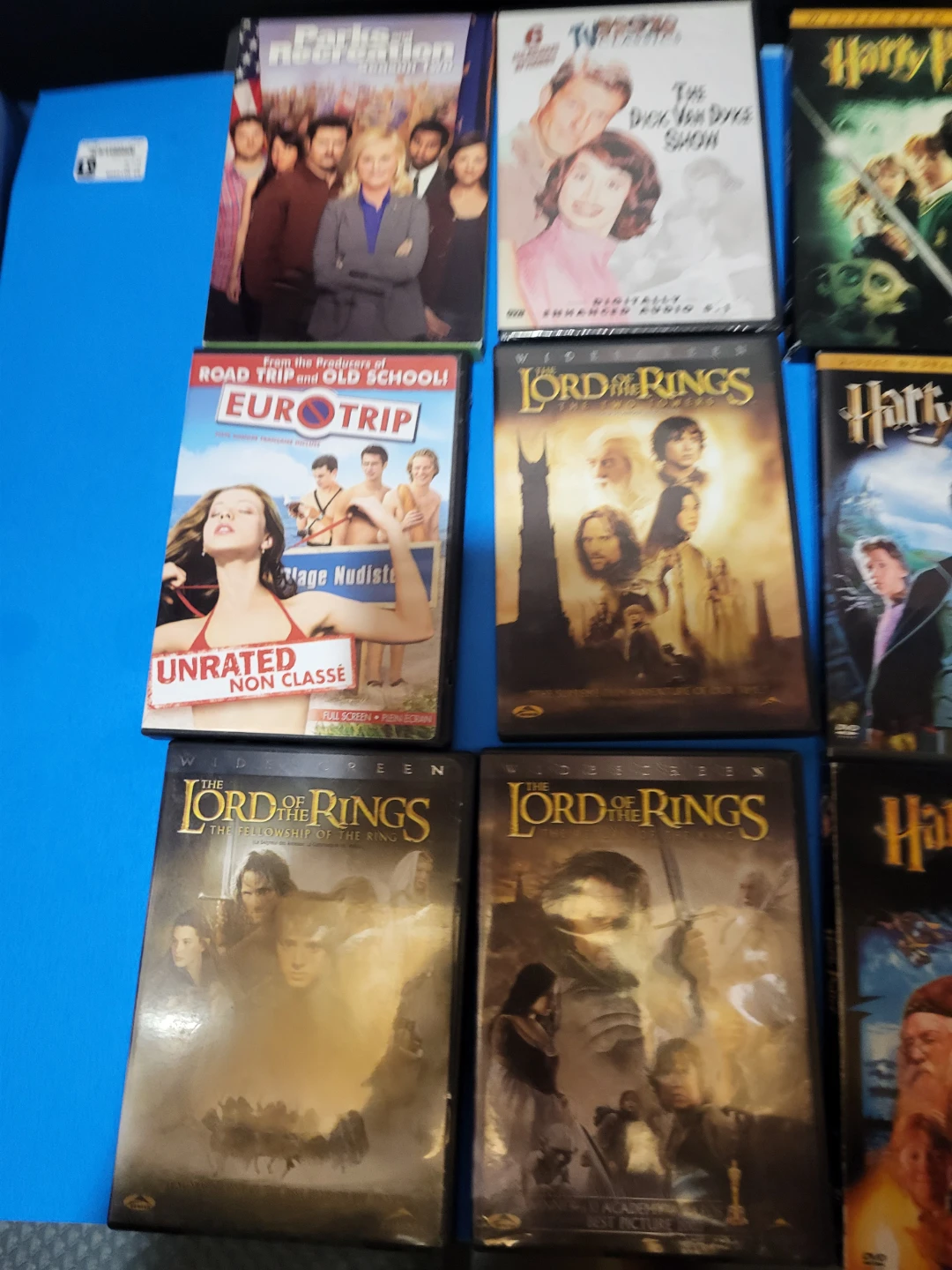 Collection of Harry Potter and Lord of the Rings DVDs - photo 2