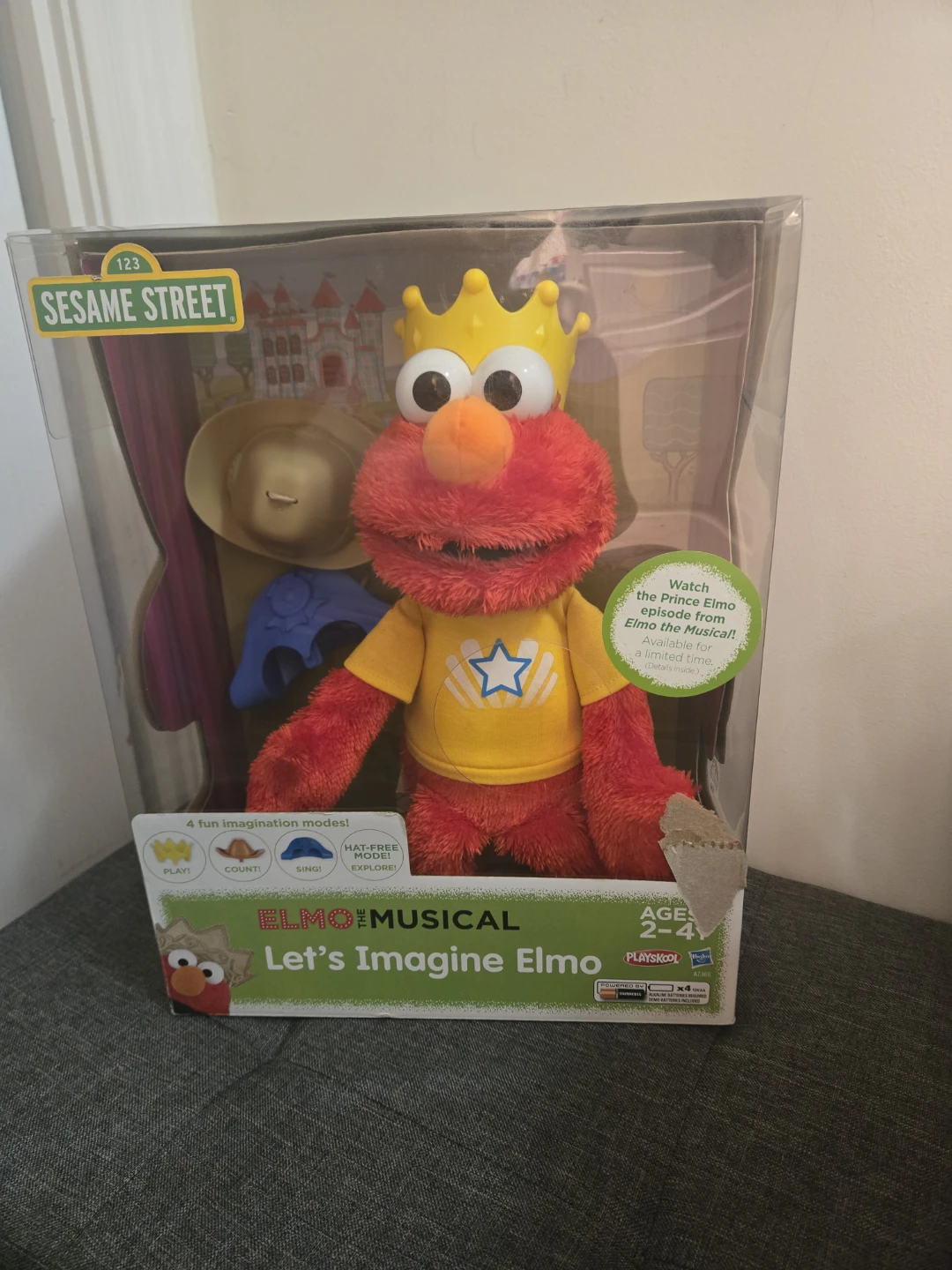 Sesame Street Elmo Musical Let's Imagine Elmo Toy