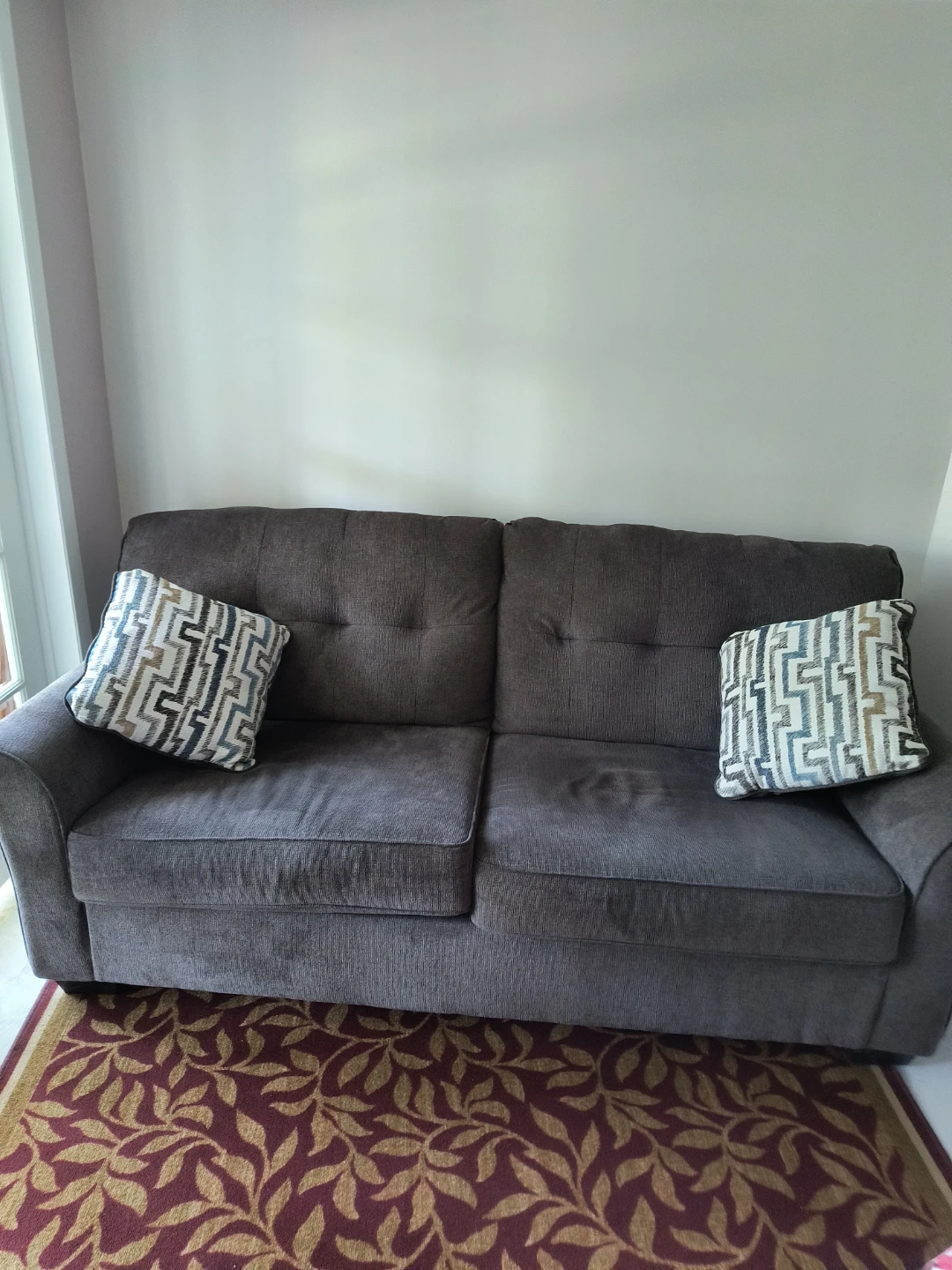 Brown Sofa with Chaise - photo 2