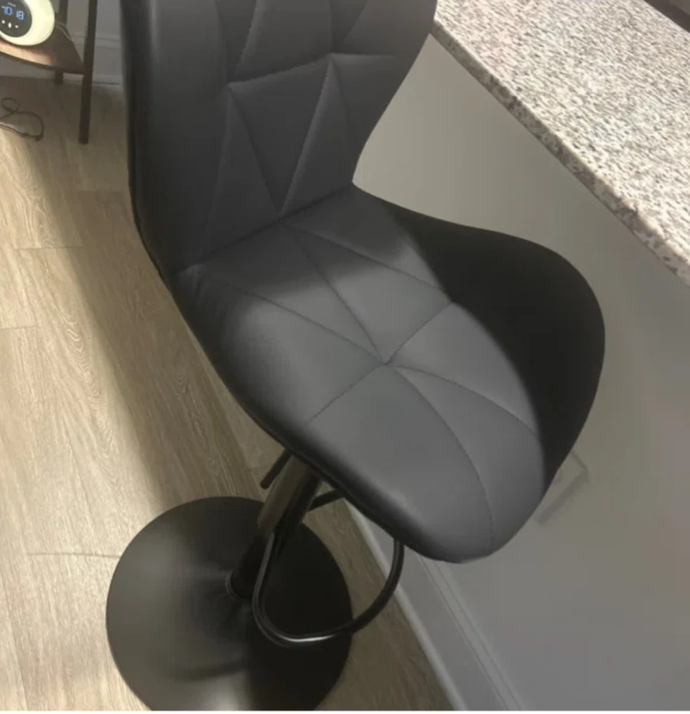 George Oliver Black Bar Stools (Set of 2)