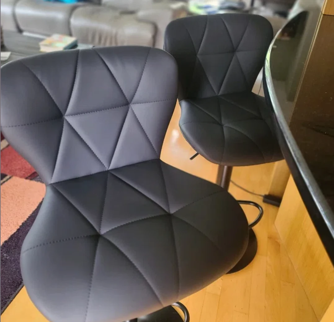 George Oliver Black Bar Stools (Set of 2) - photo 2