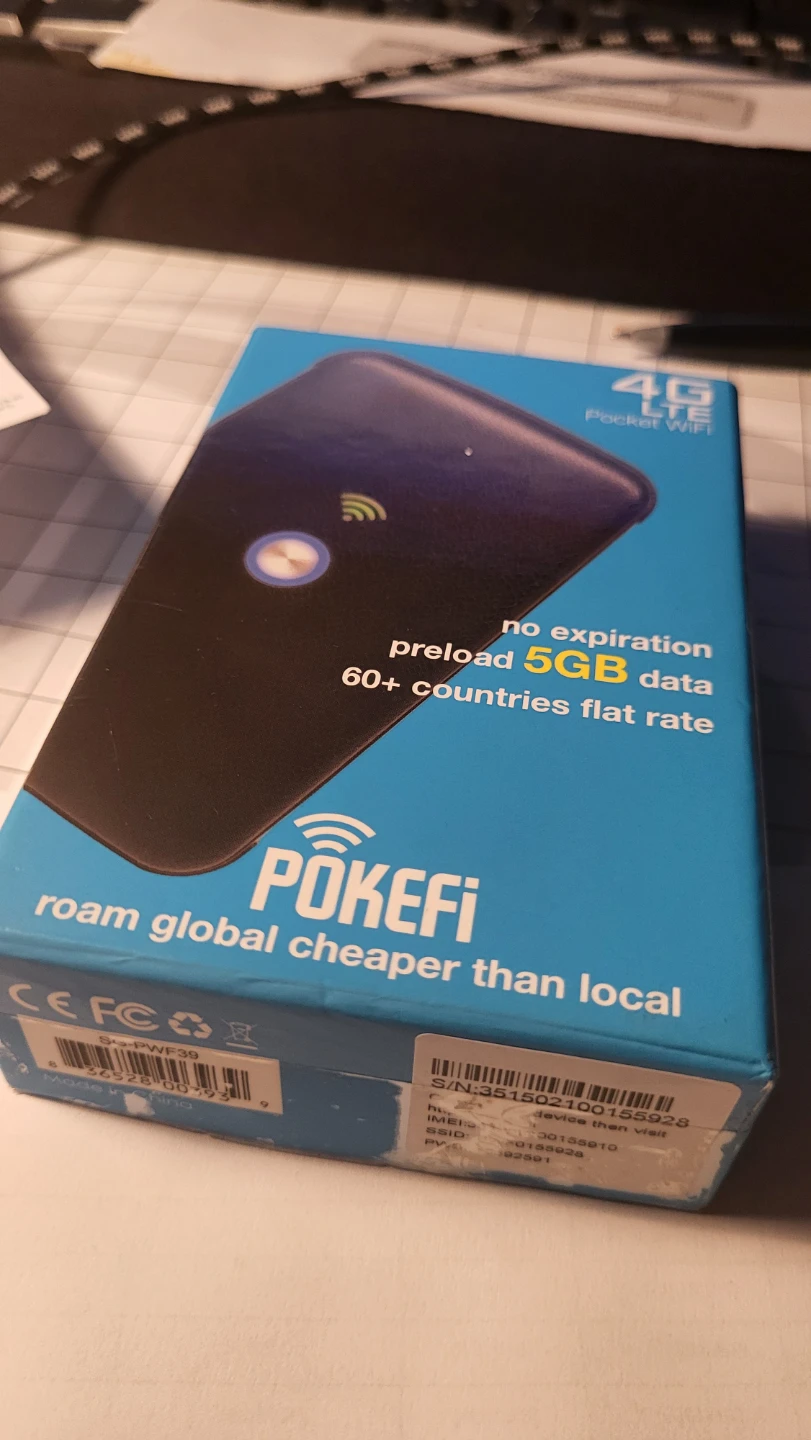 POKEFI 4G LTE Pocket WiFi Hotspot