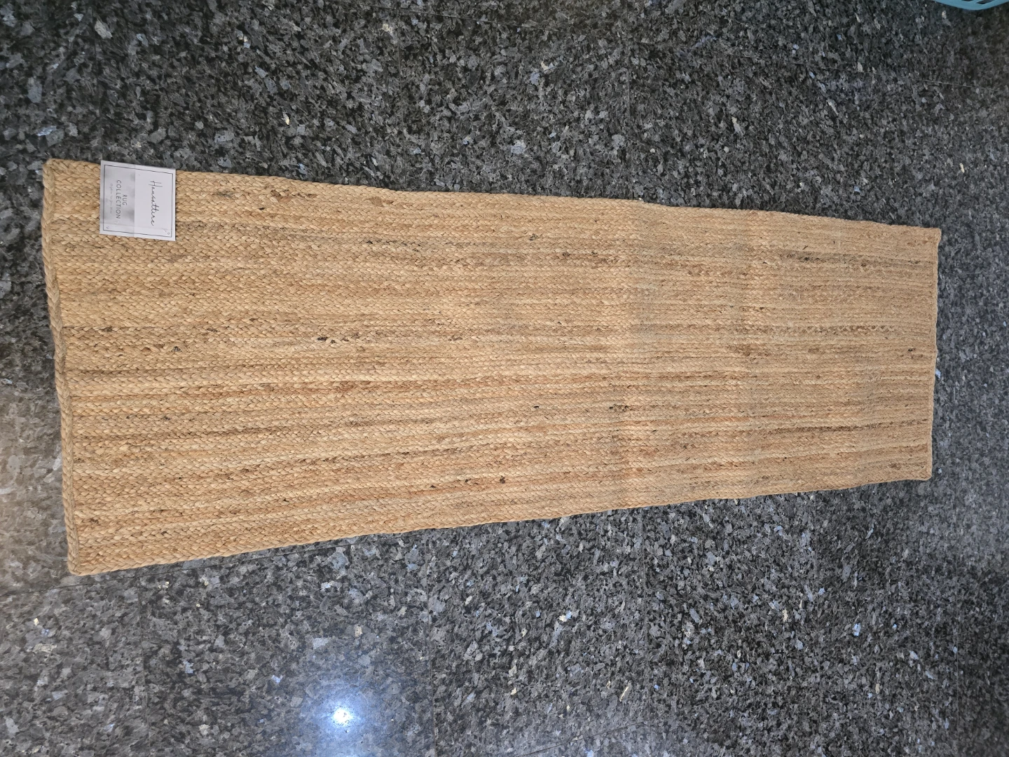 Havsthor Hand Woven Jute Braided Rug 24x72 inches Natural