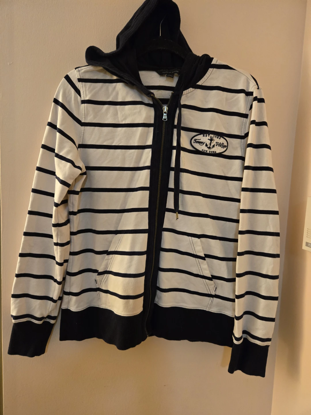 Tommy Hilfiger Striped Zip-Up Hoodie