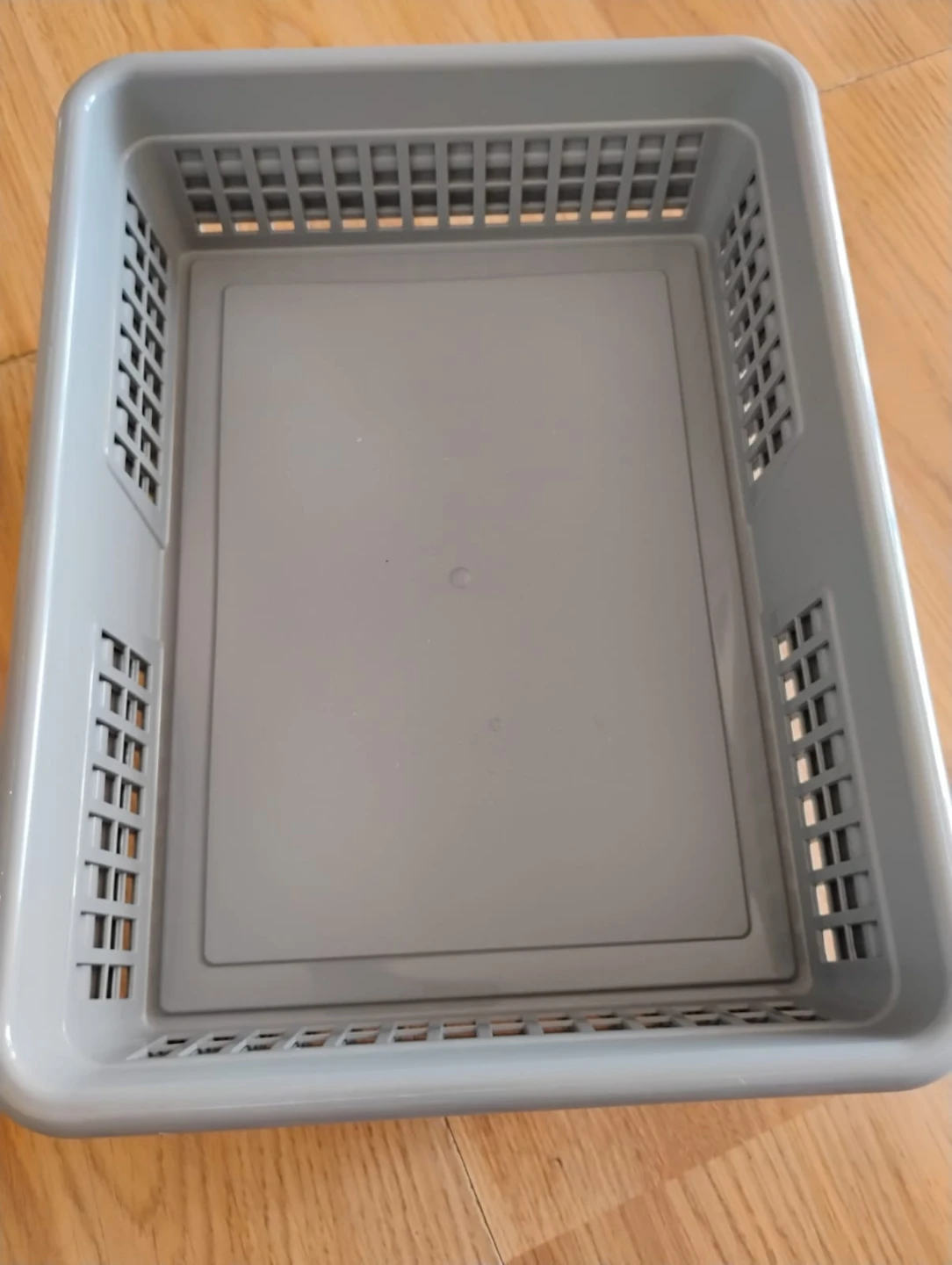 Grey Plastic Storage Baskets (Set of 4) - photo 2