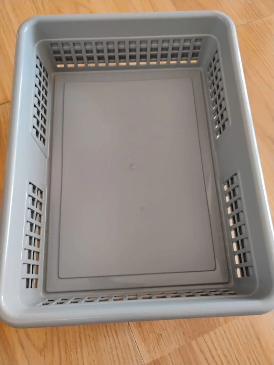 Grey Plastic Storage Baskets (Set of 4) - photo 2