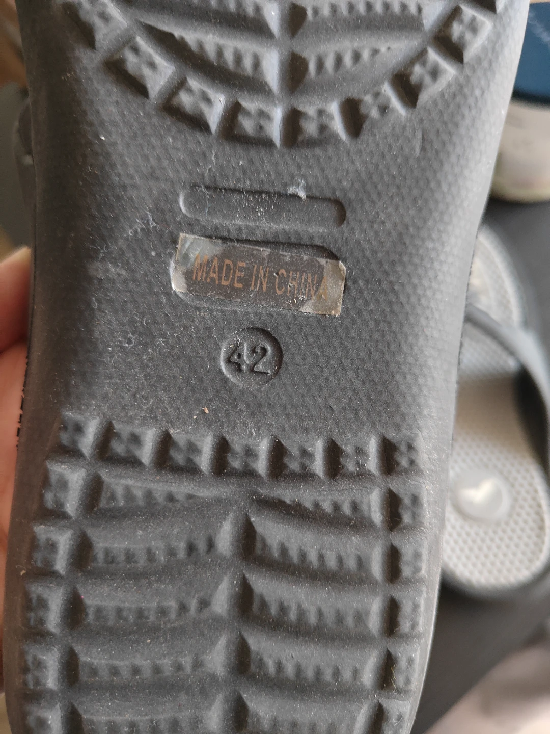 Rubber Flip Flops Size 42 - photo 2