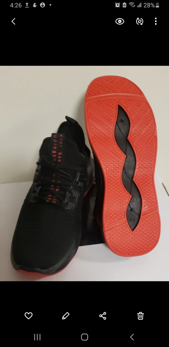 Brand new Mens Black Athletic ShoesSize 43.44.42 - photo 2