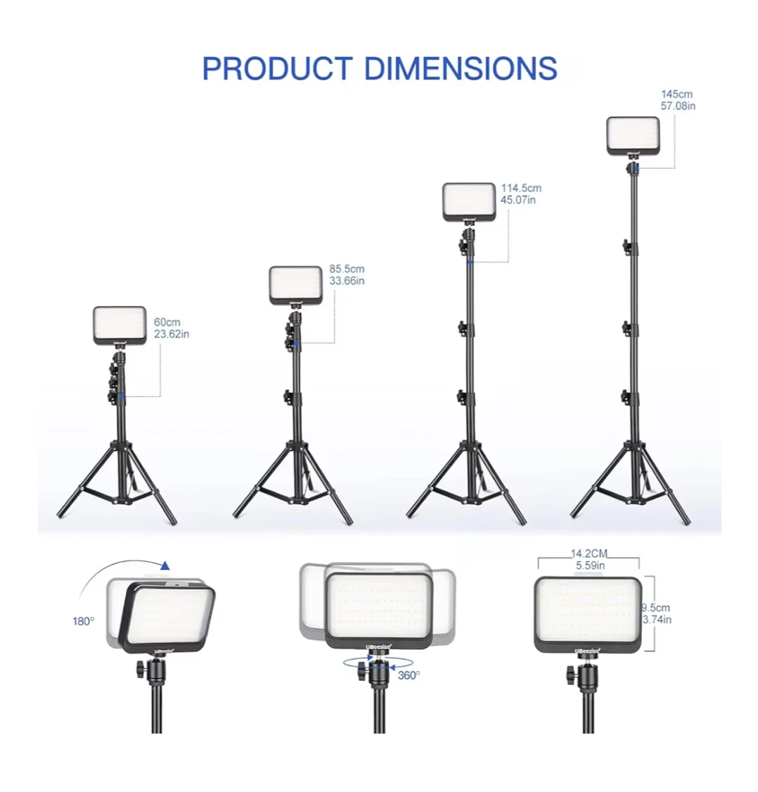 LED Video Light with Stand - photo 4