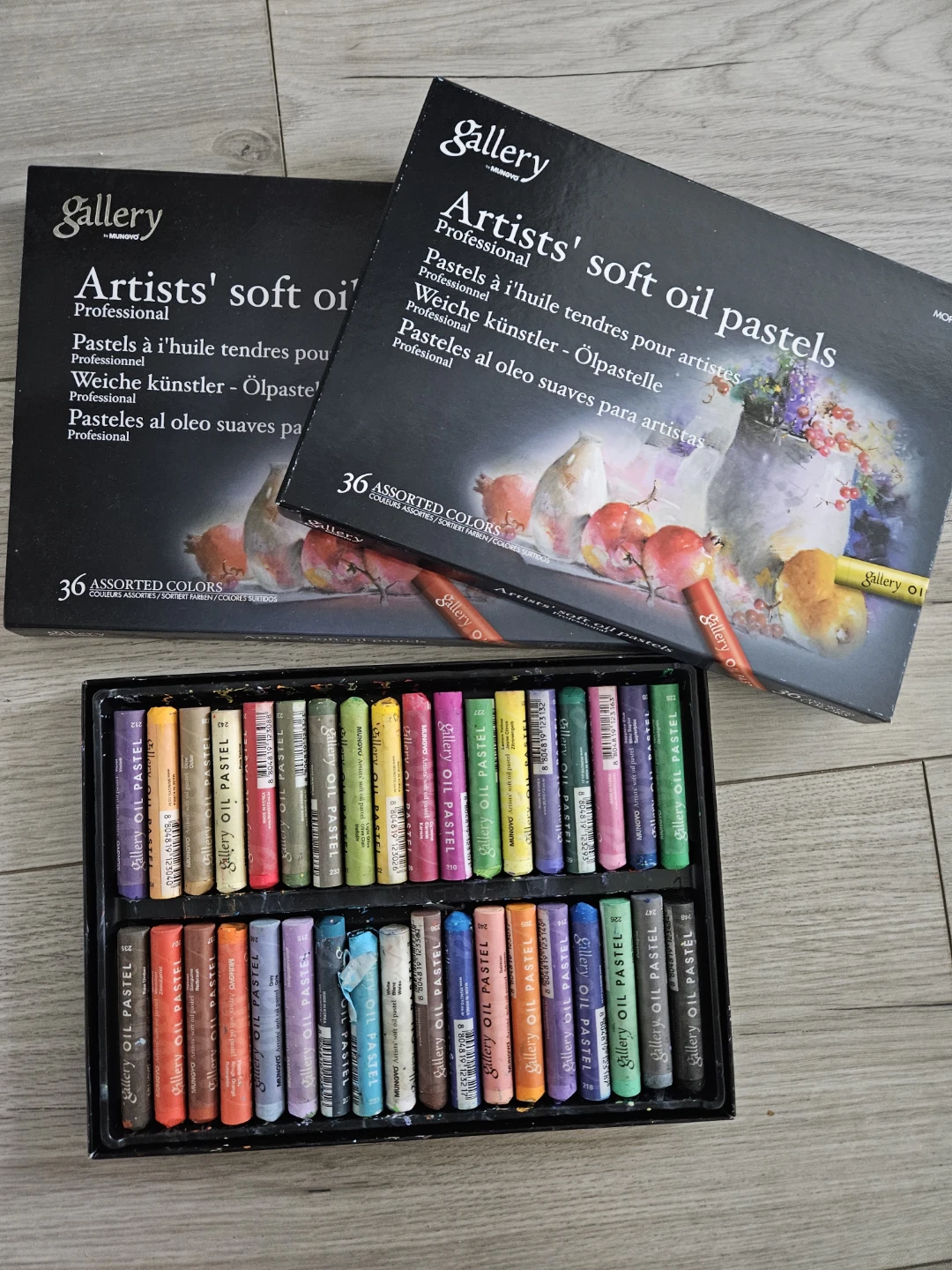 Gallery Artists' Soft Oil Pastels - 36 Assorted Colors