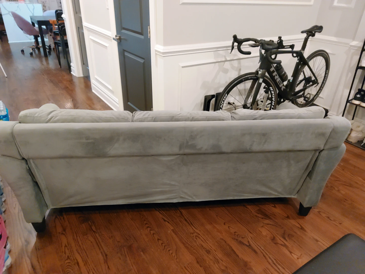 Light Gray 3-Seater Sofa - photo 2