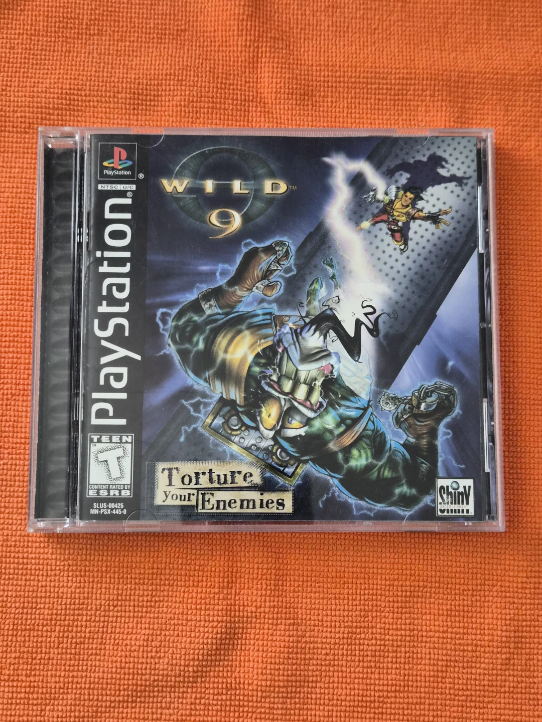 Read Bio | (CASE ONLY) Wild 9 (PS1)
