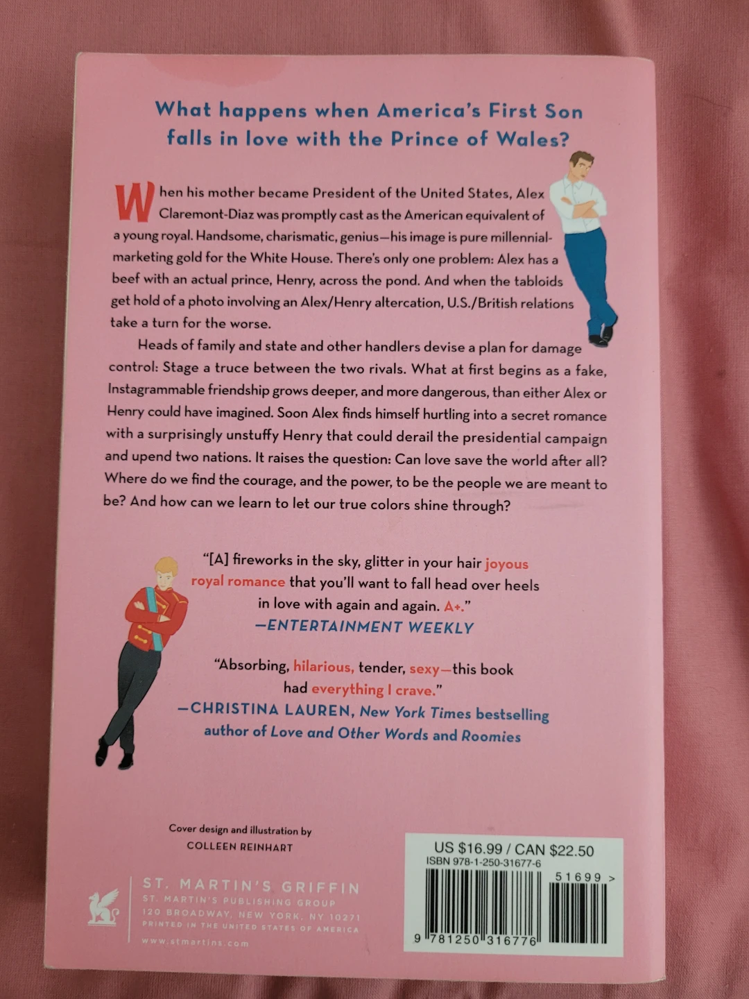 Red, White & Royal Blue Novel by Casey McQuiston - photo 2