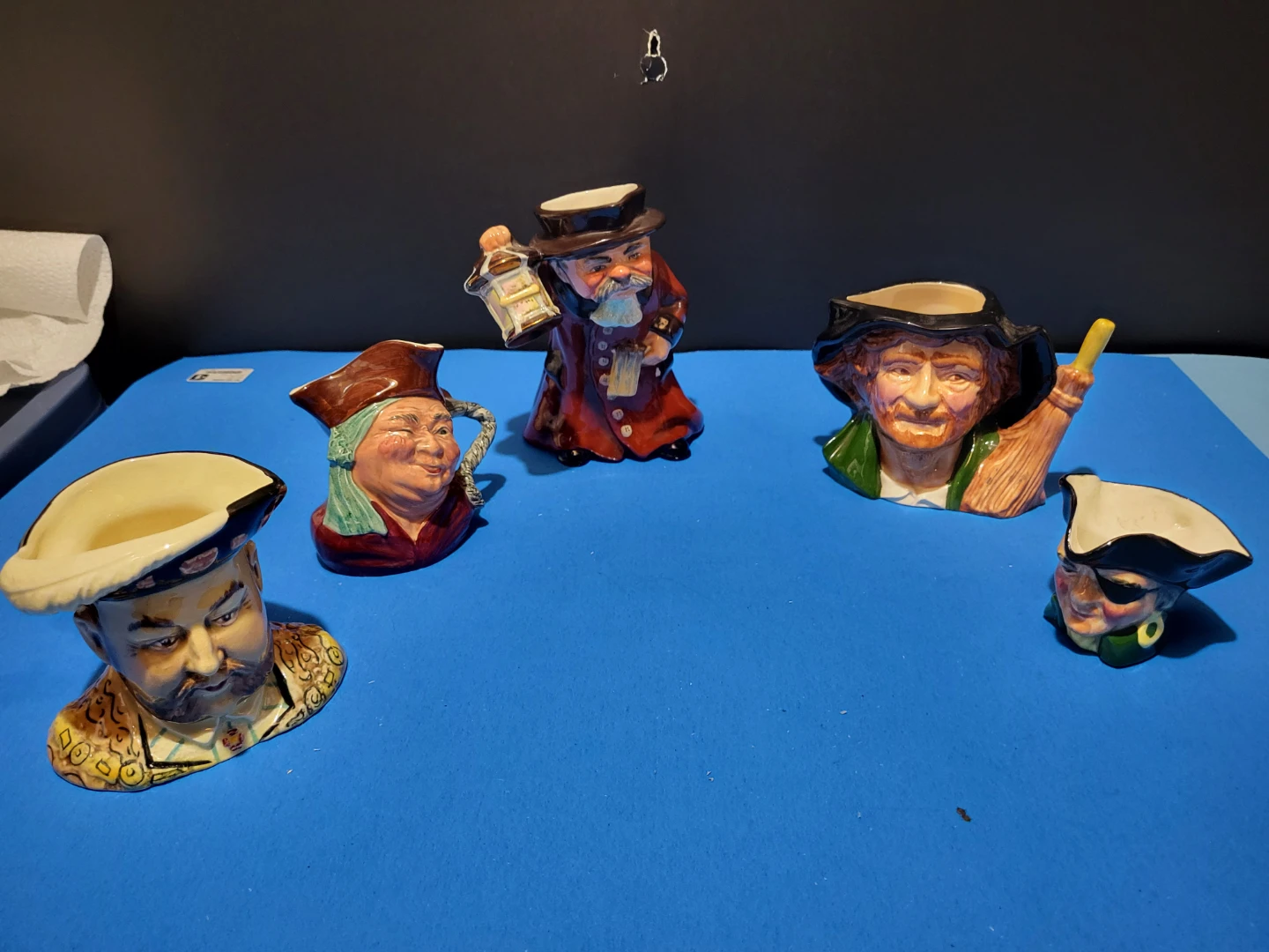 Staffordshire, Toby Jugs, SylavC Henry VIII, Wedgwood, Kelsboro