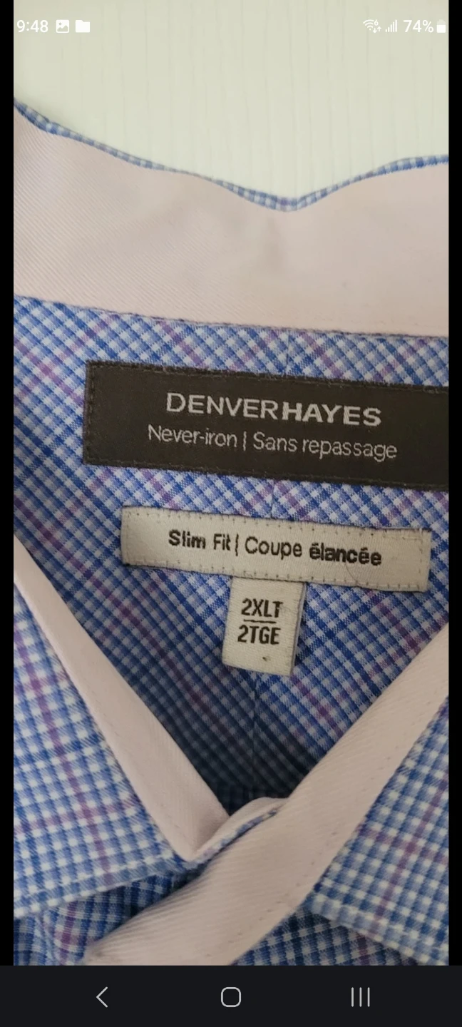 5 Men's Dress Shirt in excellent condition (price is for all)