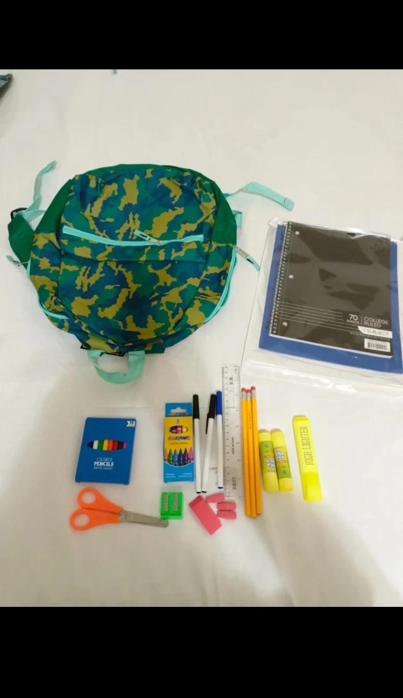 Kids Backpack and School Supplies Set