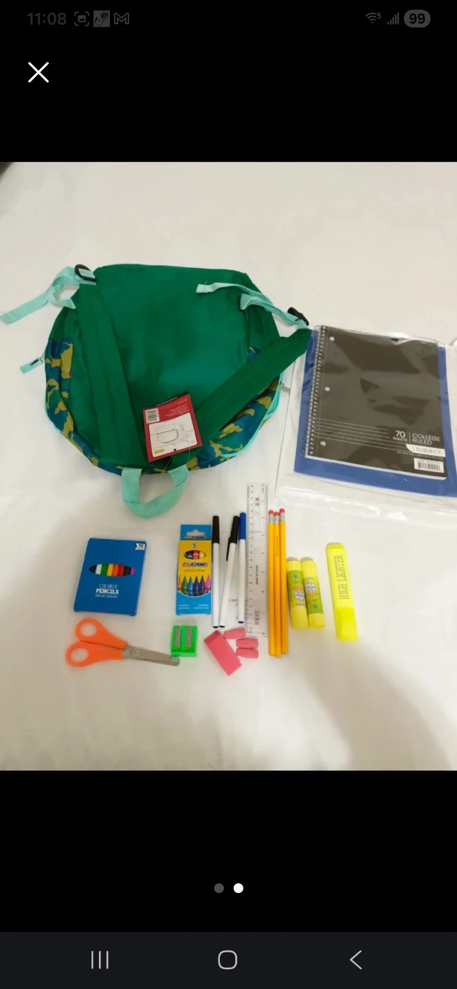 Kids Backpack and School Supplies Set - photo 2