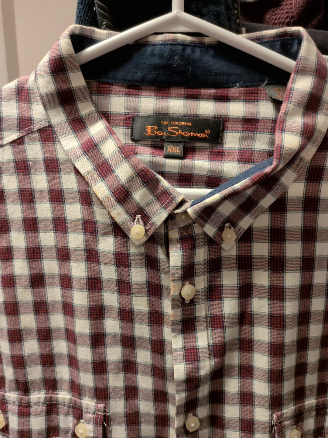 Ben Sherman Plaid Button-Up Shirt XXL