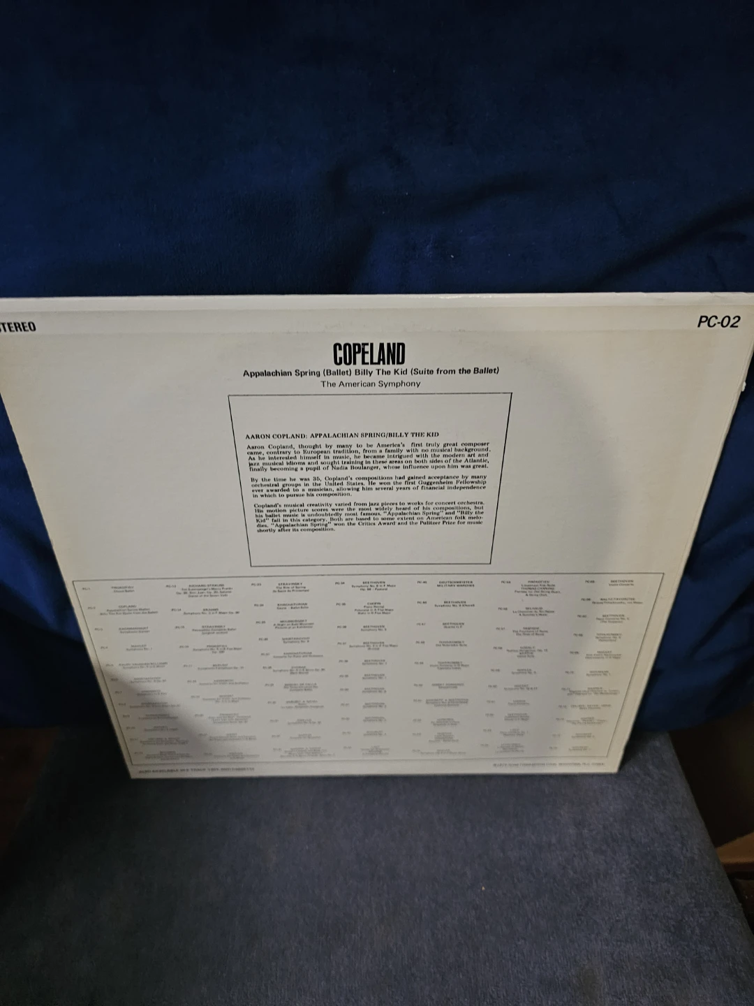 Aaron Copland Appalachian Spring/Billy The Kid Vinyl Record - photo 2