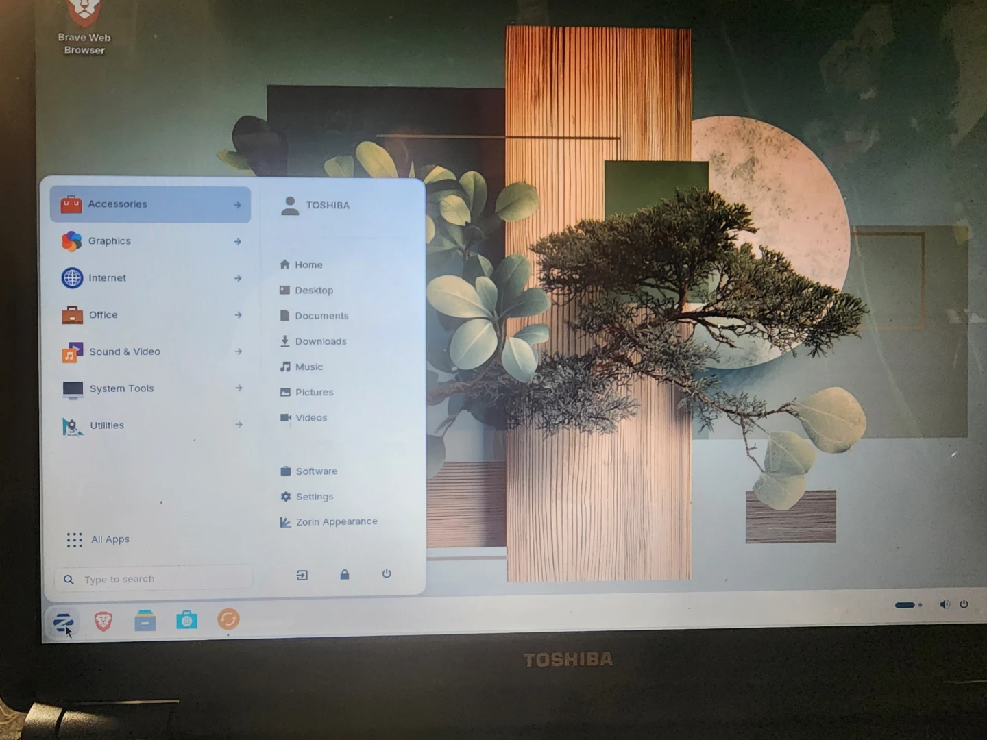 Toshiba Satellite 17" laptop
