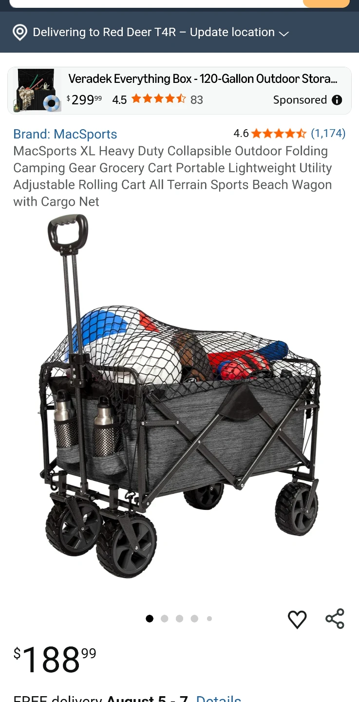 MacSports XL Heavy Duty Collapsible Outdoor Folding Wagon - photo 4