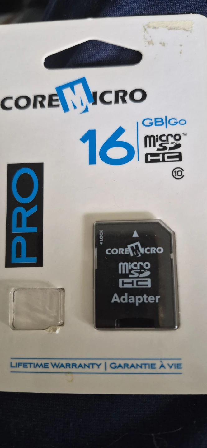 Core Micro 16GB Micro SDHC Adapter