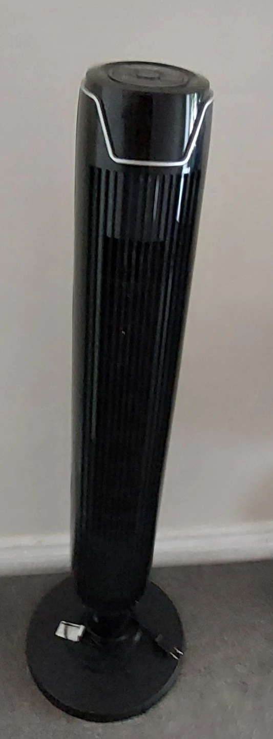 NOMA Black Tower Fan - photo 2