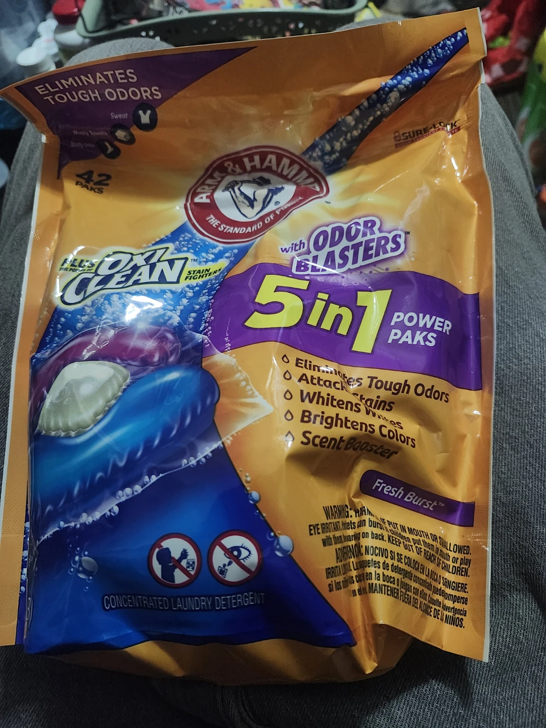 Arm & Hammer with OxiClean 5in1 Power Paks