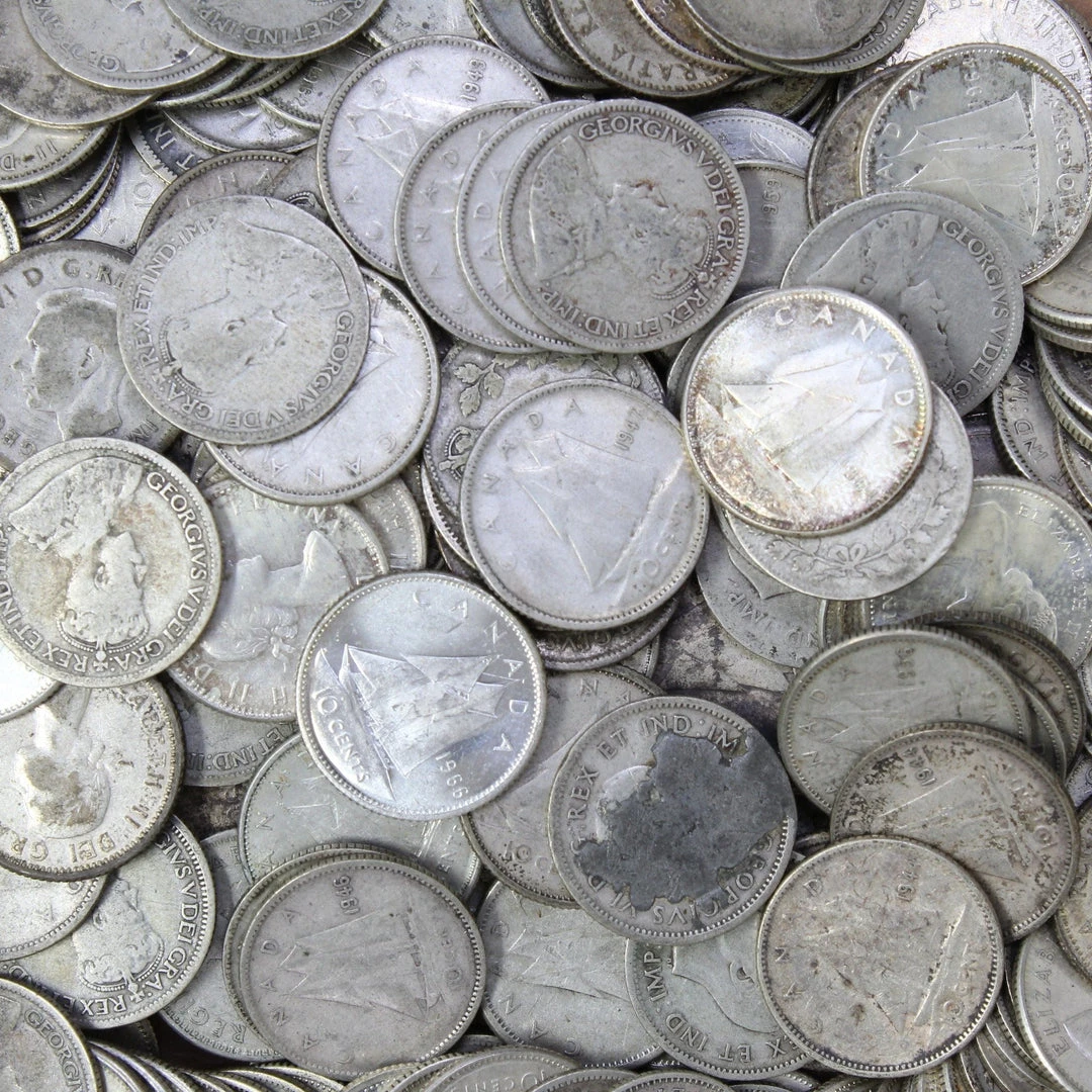 Pre '66 80% silver Canadian dimes $5  each