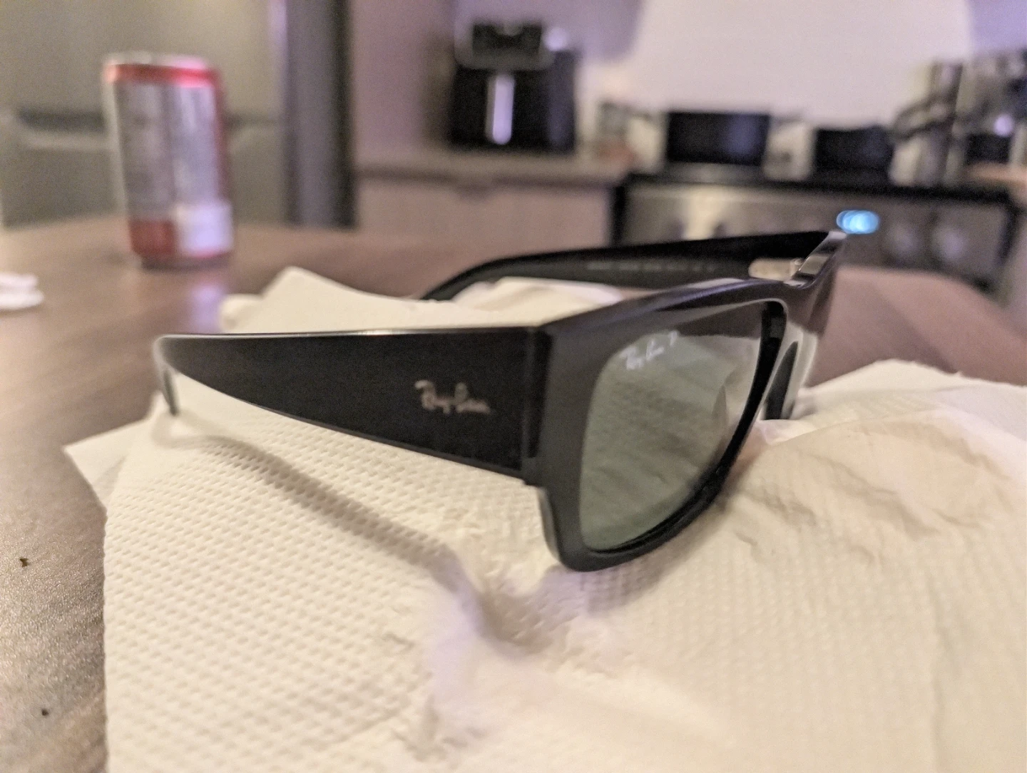 Ray-Ban CARLOS Sunglasses - Black Polarized - photo 5