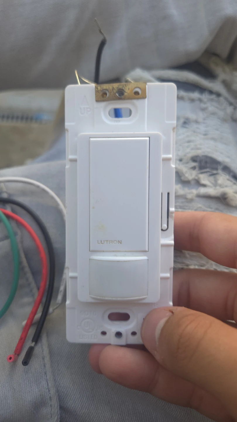 Lutron White Light Switch