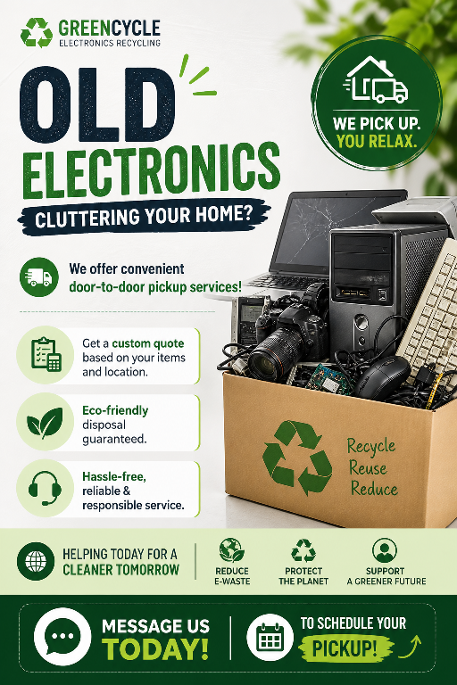 GreenCycle Electronics Recycling Pickup Service