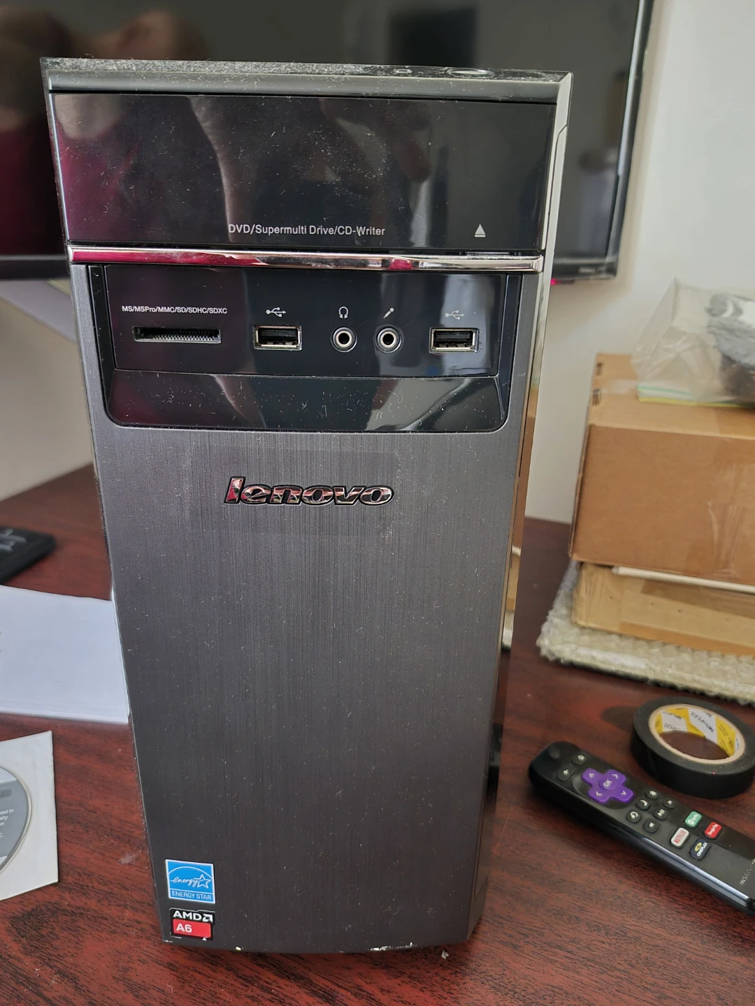 Lenovo H50 Desktop PC with AMD A8