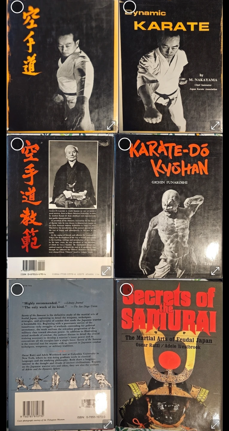Karate book collection
