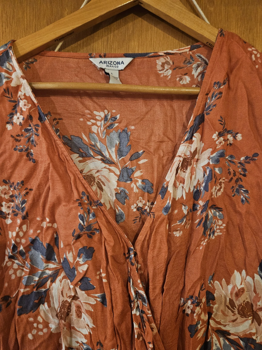 Arizona Jean Co. Women's Floral Print Wrap Top - photo 2