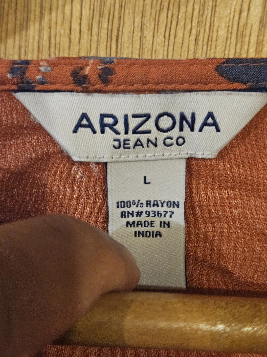 Arizona Jean Co. Women's Floral Print Wrap Top - photo 3