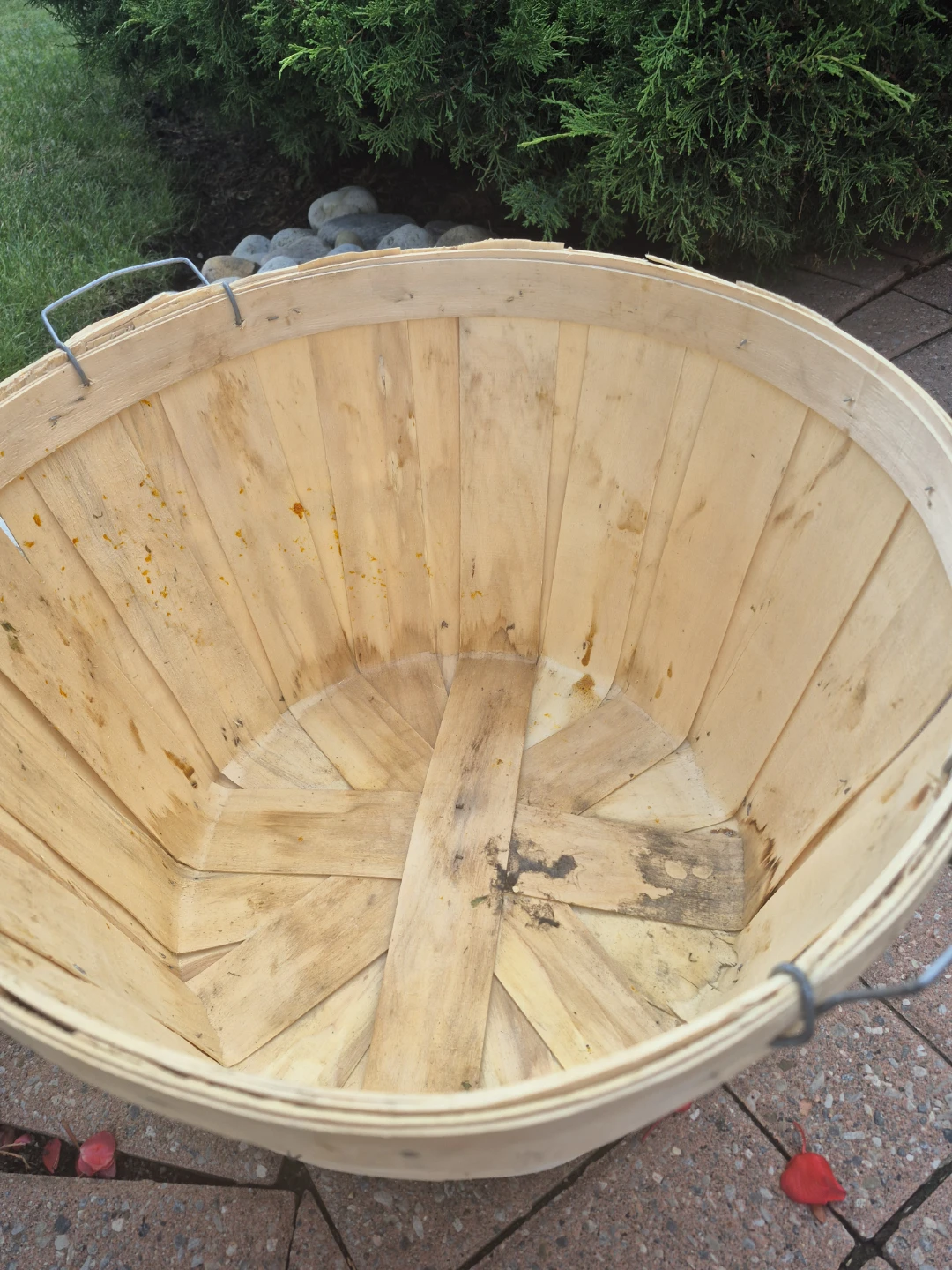 Wooden Bushel Basket - photo 2