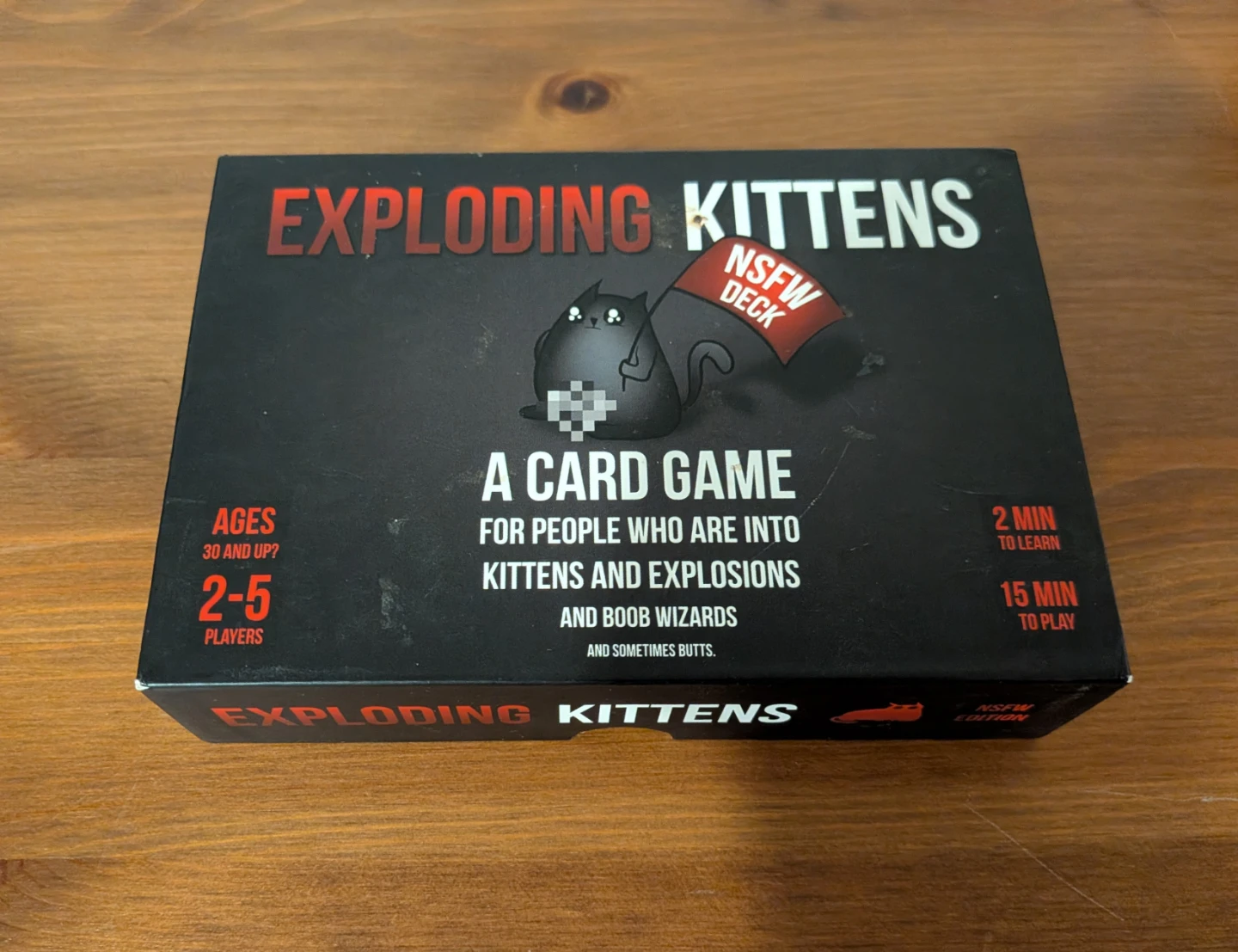 Exploding Kittens NSFW Deck Card Game