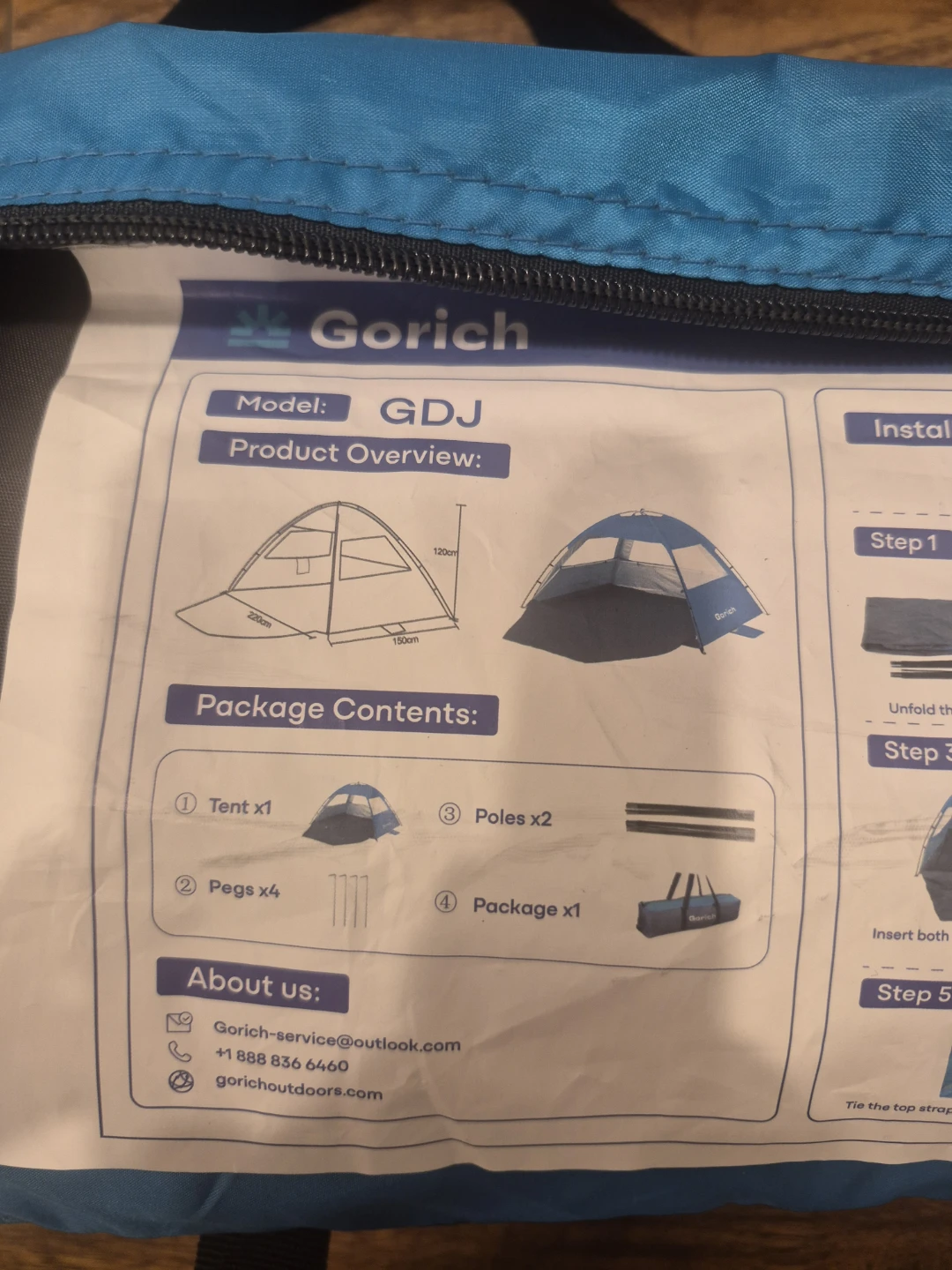 BRAND NEW Beach Tent - photo 4