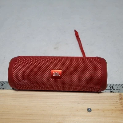Red JBL Flip 4 Portable Bluetooth Speaker
