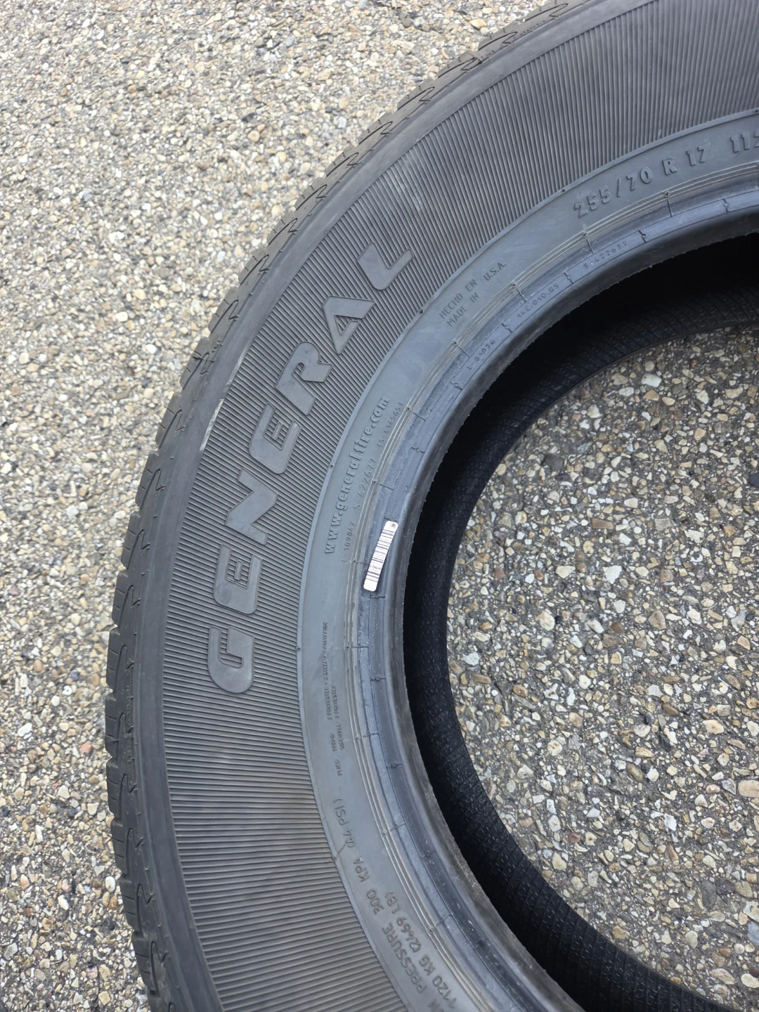 2 tire General Grabber Tire 255/70R17 - photo 5