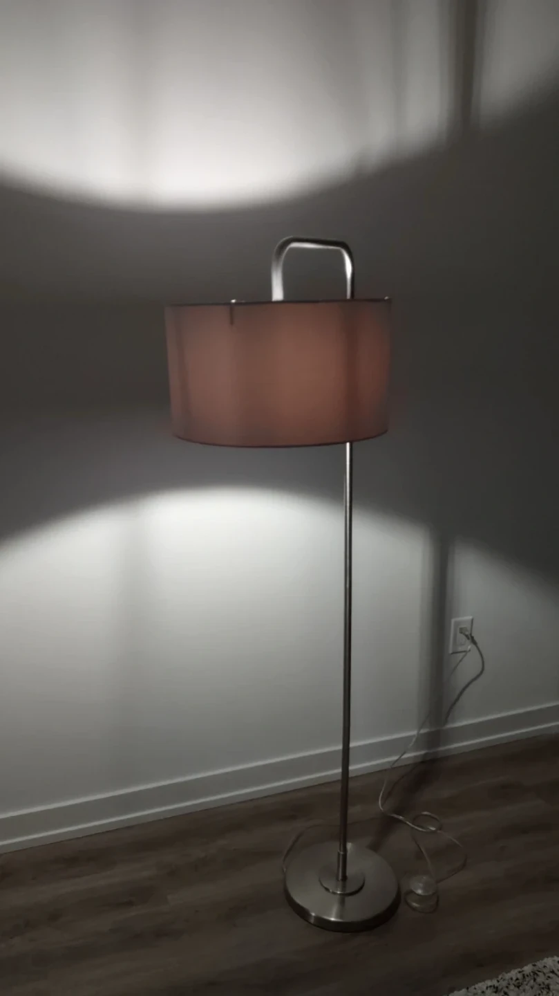 Floor Lamp with Drum Shade (bulb included)