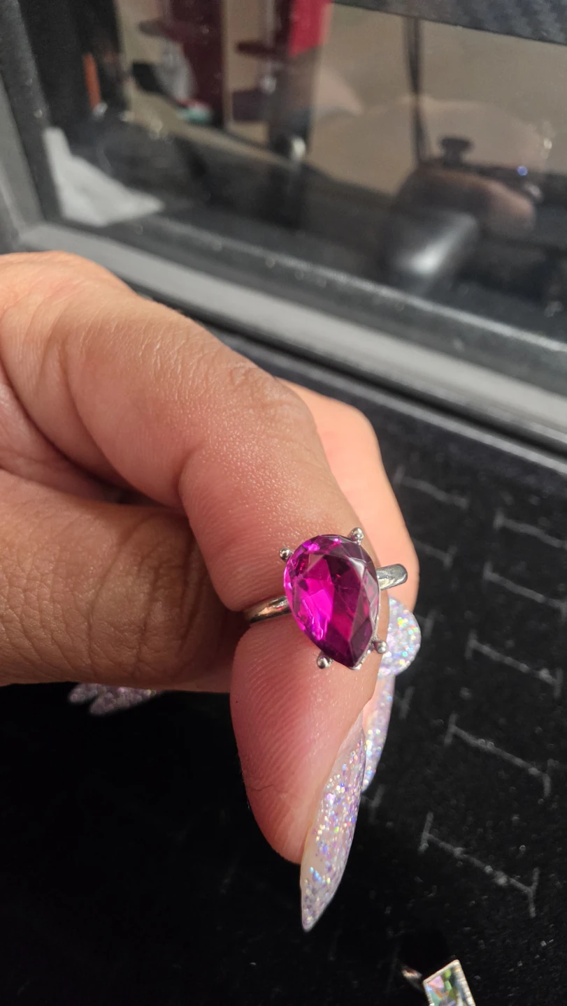 Set of 7 Assorted Gemstone Rings for kids (644) - photo 4