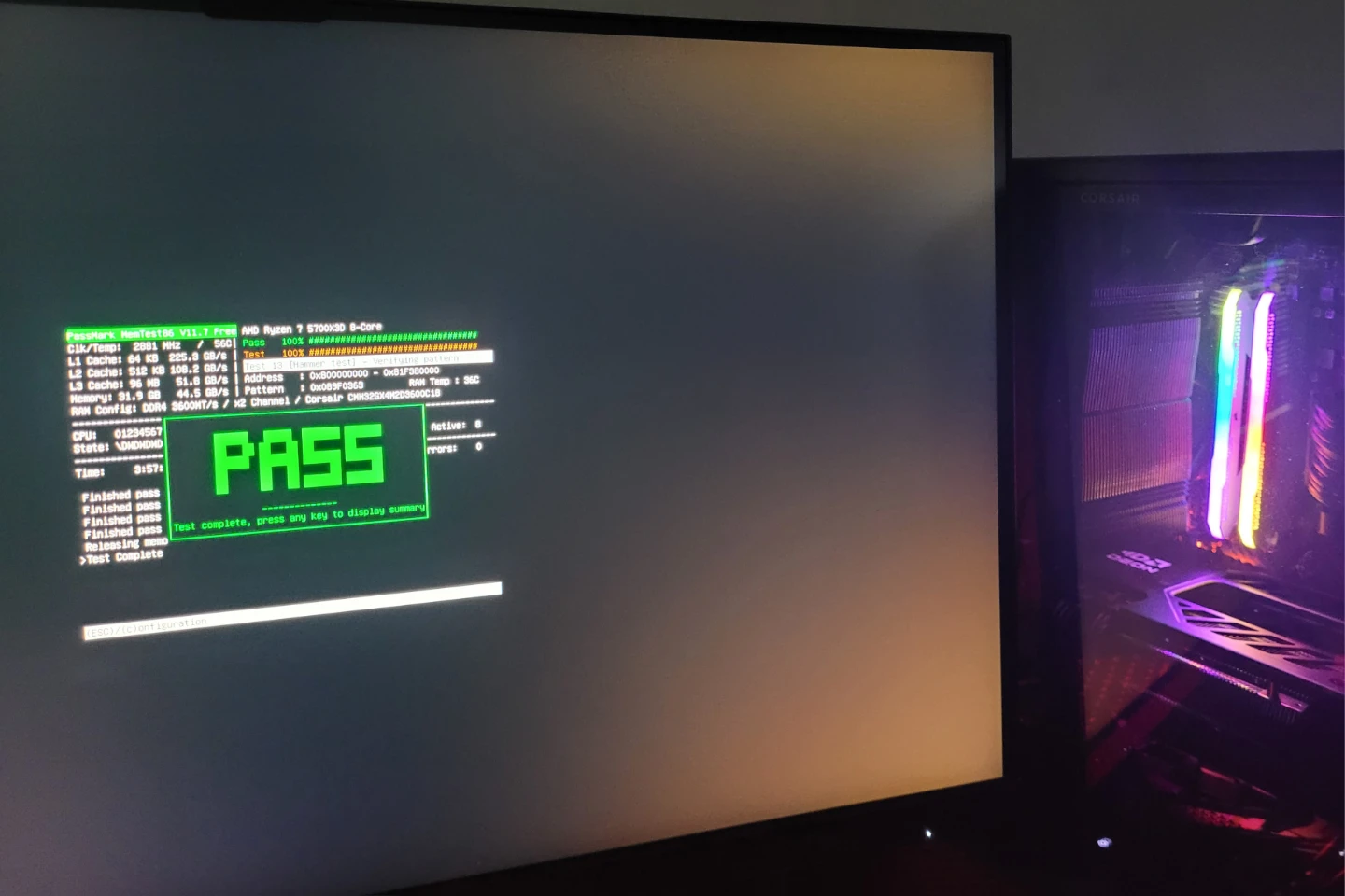 32GB Corsair DDR4 3600MHz CL18 RAM - photo 4