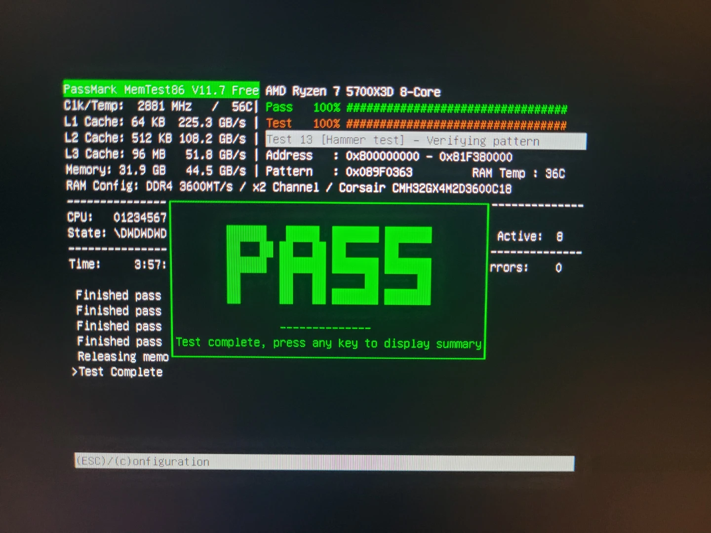 32GB Corsair DDR4 3600MHz CL18 RAM - photo 5