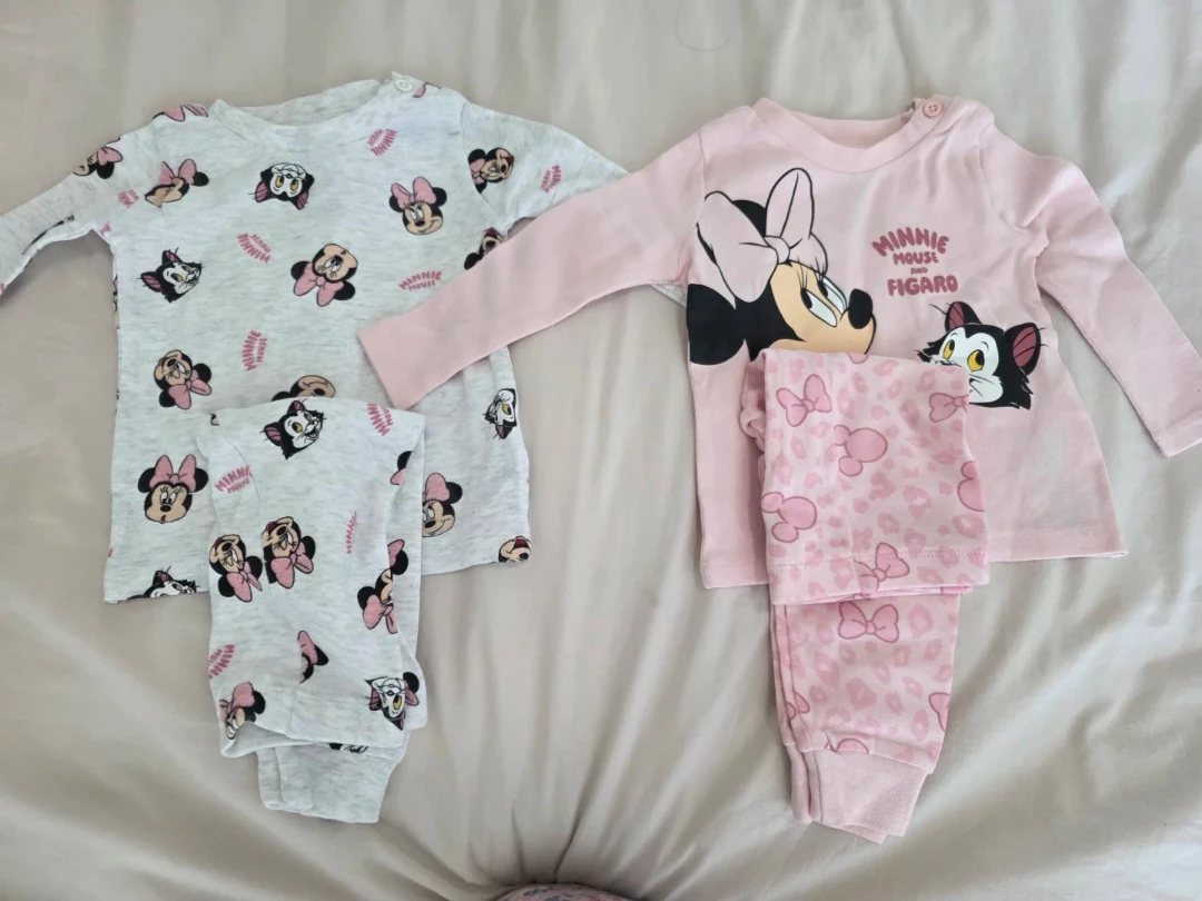 NEW Minnie Mouse PJs (2 Pairs) 6-9 Months