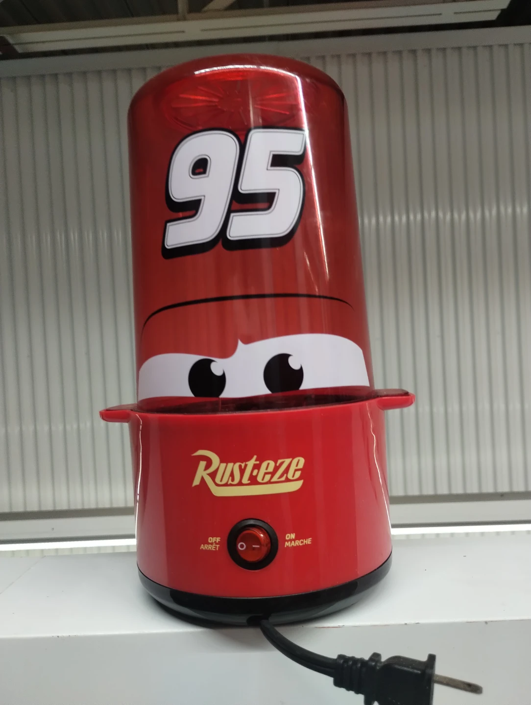 Disney Pixar Cars Lightning McQueen "95" Popcorn Maker