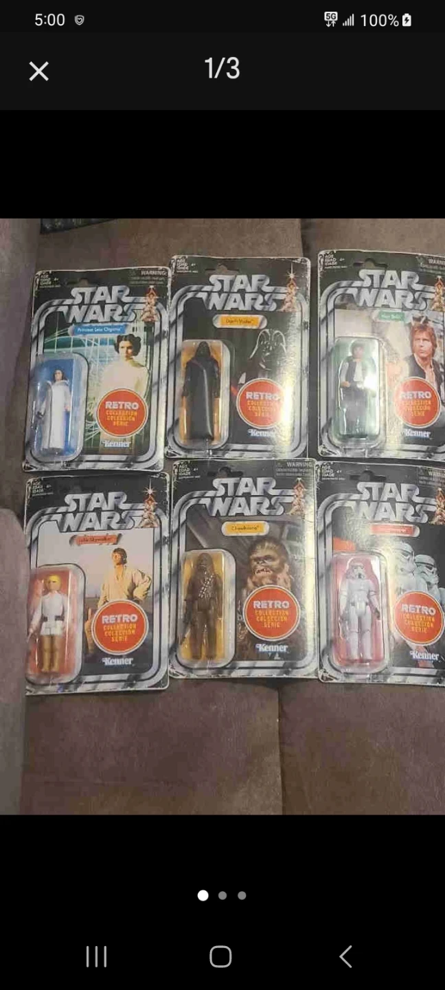 Star Wars Retro Collection Action Figures (Lot of 6) - photo 2
