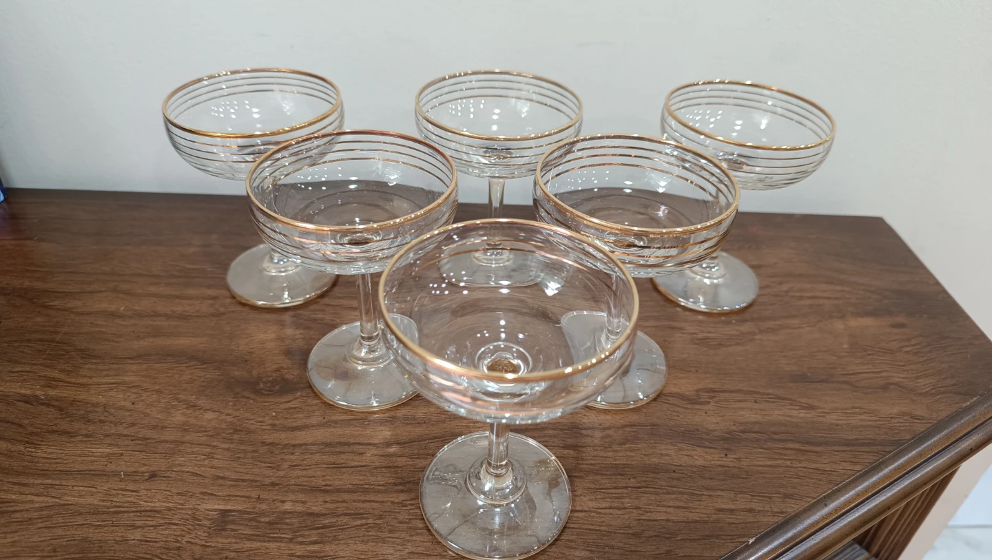 Classic Saucer Champagne Glasses - Set of 6 - photo 3