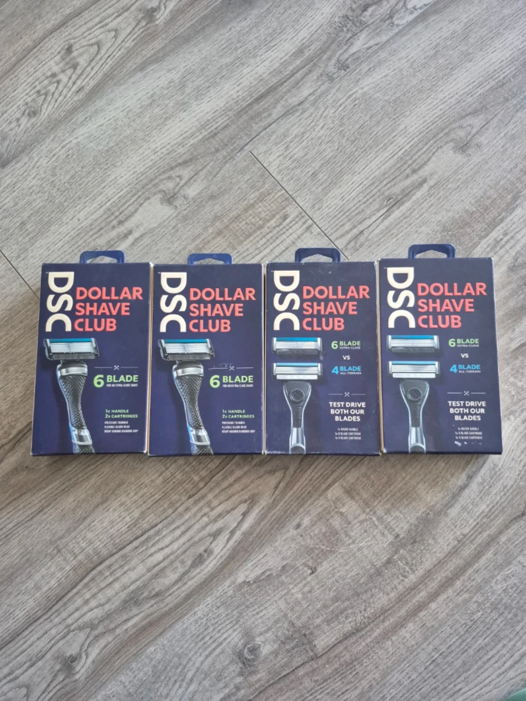 Dollar Shave Club Razor Handles and Cartridges